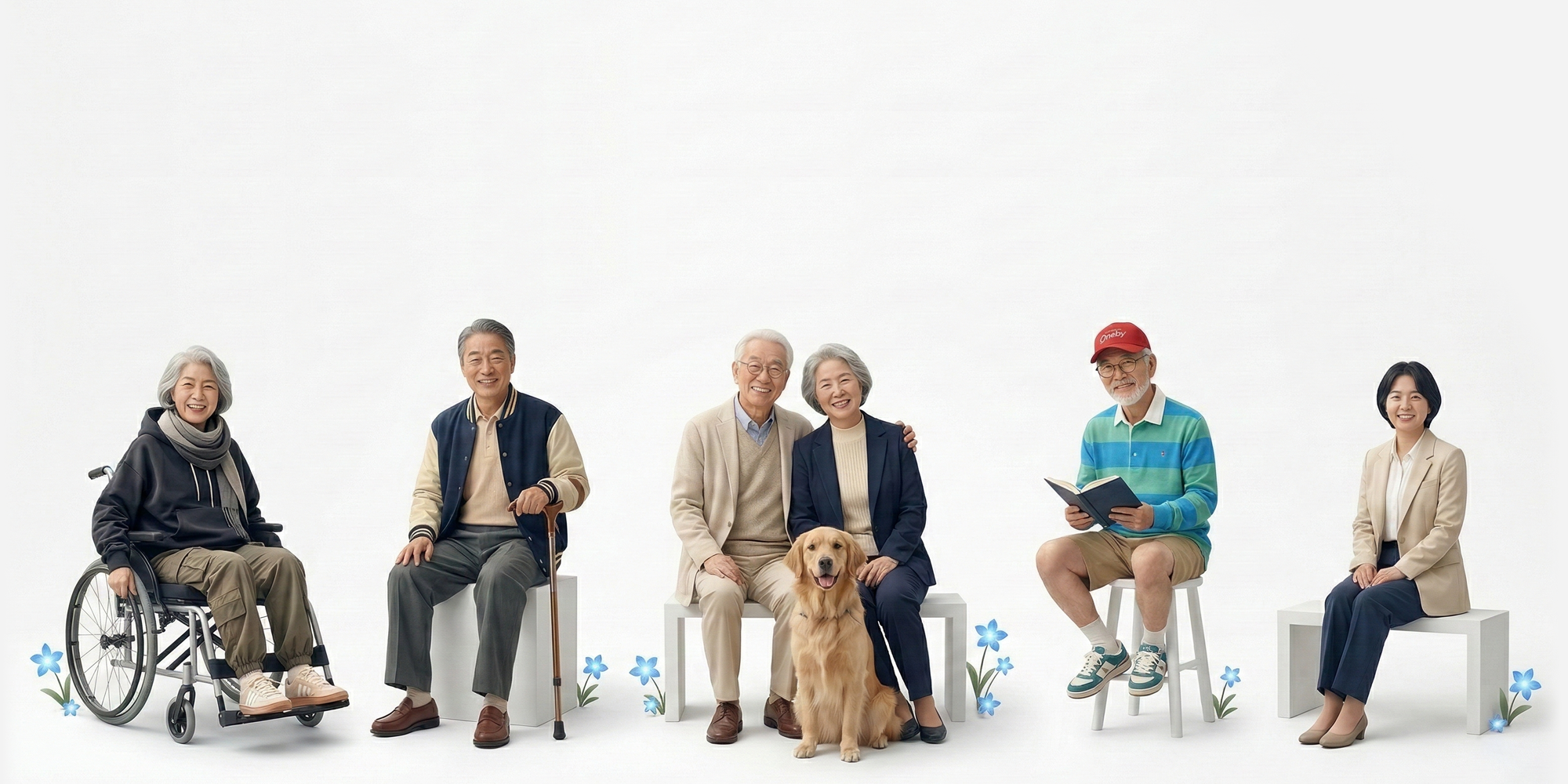 다양한 세대의 사람들